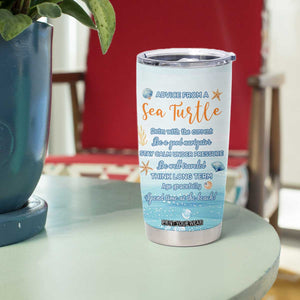 Sea Turtle Gifts Tumbler Cup Beach Ocean Gifts For Women Turtle Lovers TB10 Print Your Wear