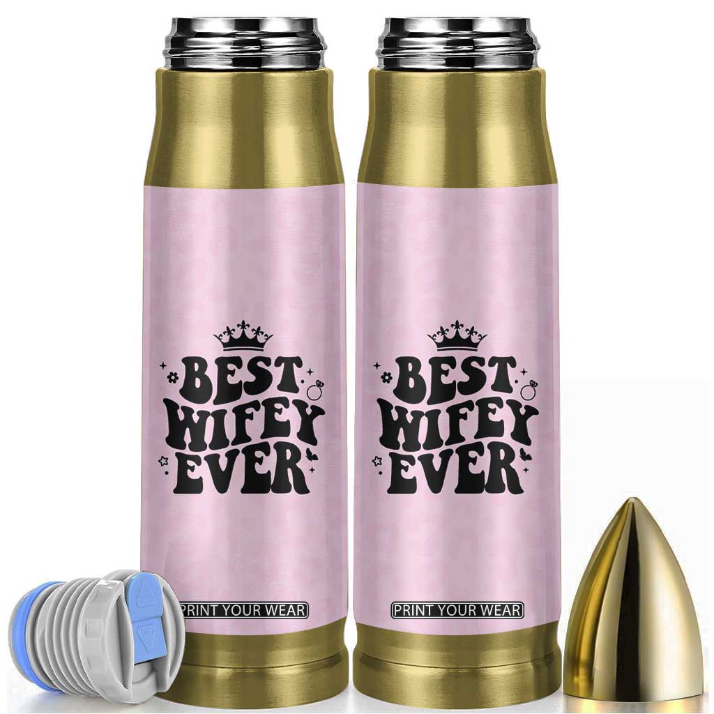 Gifts For Wife from Husband Bullet Tumbler Best Wifey Ever Bride Bachelorette Wedding Gifts TB10 Pink Print Your Wear