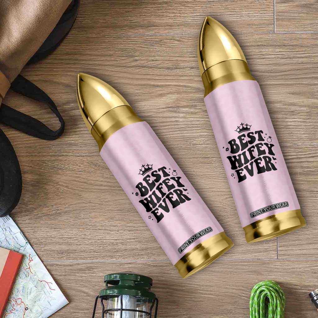Gifts For Wife from Husband Bullet Tumbler Best Wifey Ever Bride Bachelorette Wedding Gifts TB10 Print Your Wear