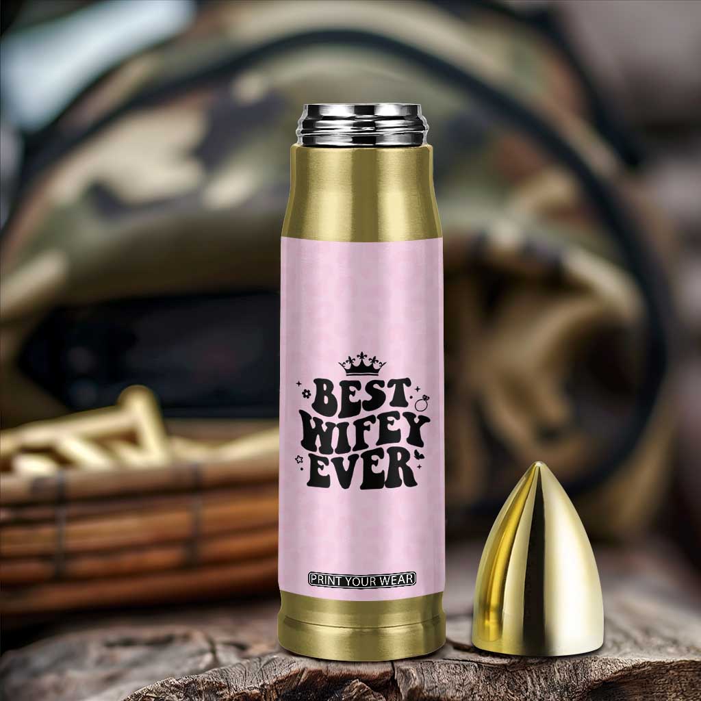 Gifts For Wife from Husband Bullet Tumbler Best Wifey Ever Bride Bachelorette Wedding Gifts TB10 Print Your Wear