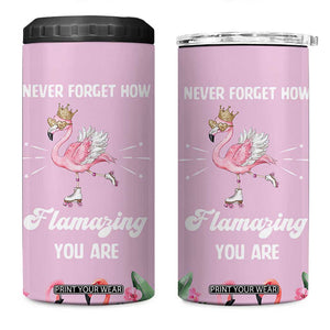 Flamingo Gifts 4 in 1 Can Cooler Tumbler Appreciation Inspirational Gift for Her TB10 One Size: 16 oz Pink Print Your Wear