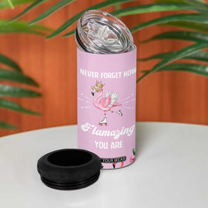 Flamingo Gifts 4 in 1 Can Cooler Tumbler Appreciation Inspirational Gift for Her TB10 Print Your Wear