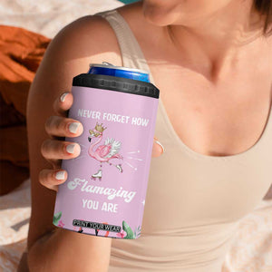 Flamingo Gifts 4 in 1 Can Cooler Tumbler Appreciation Inspirational Gift for Her TB10 Print Your Wear
