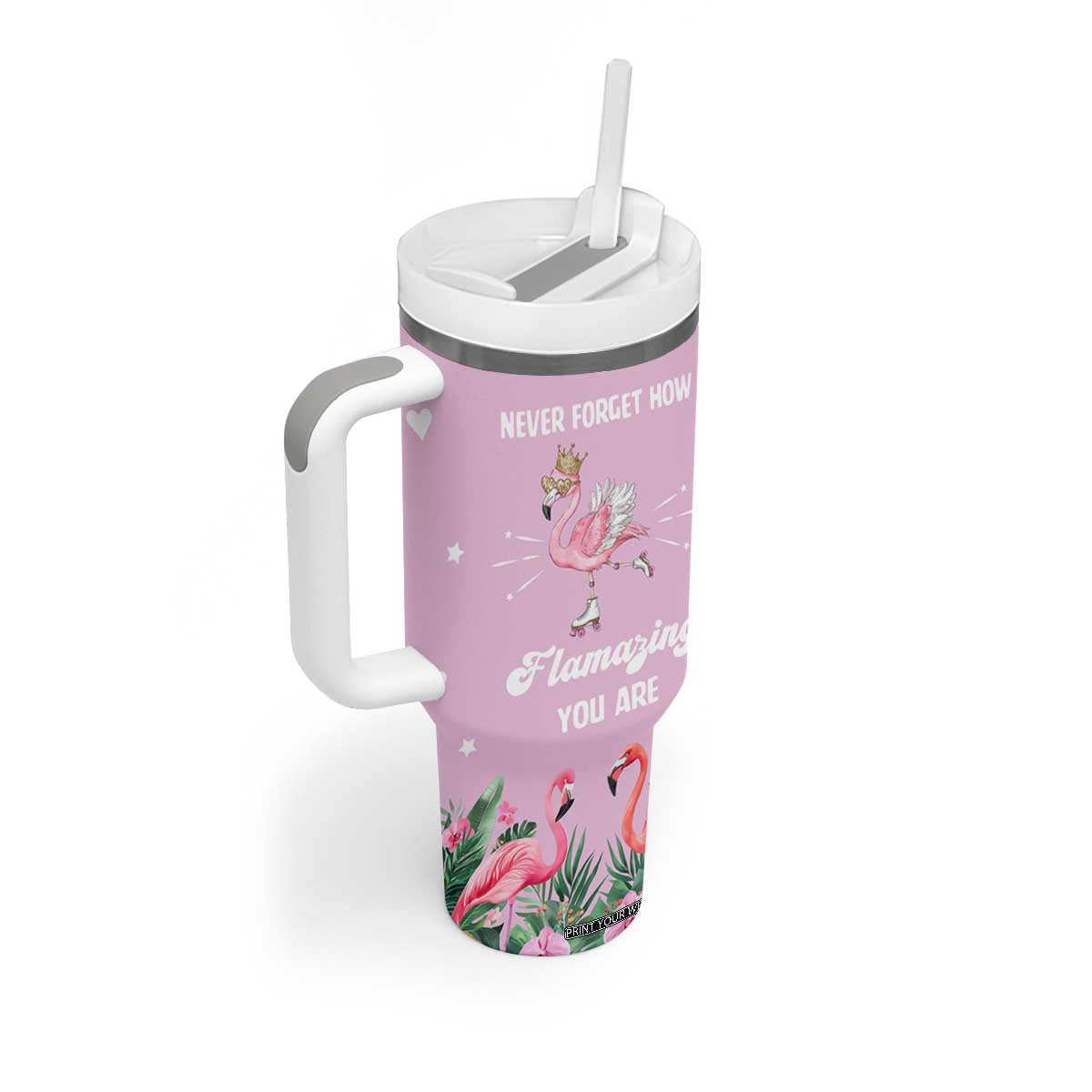 Flamingo Gifts Tumbler With Handle Appreciation Inspirational Gift for Her TB10 Print Your Wear