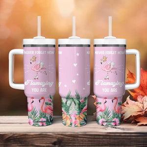 Flamingo Gifts Tumbler With Handle Appreciation Inspirational Gift for Her TB10 Print Your Wear