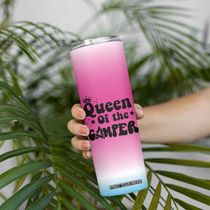 Queen Of The Camper Skinny Tumbler RV Camping Camper Life TB10 Print Your Wear