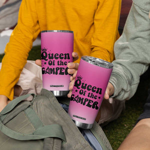 Queen Of The Camper Tumbler Cup RV Camping Camper Life TB10 Print Your Wear
