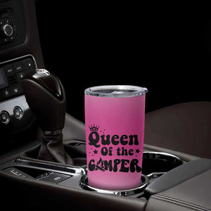 Queen Of The Camper Tumbler Cup RV Camping Camper Life TB10 Print Your Wear