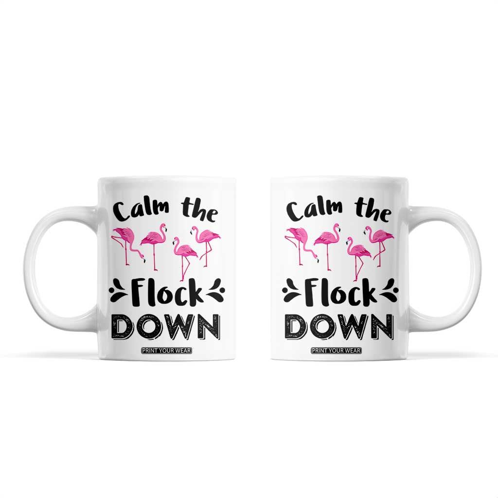 Gifts For Flamingo Lover Coffee Mug Cute Animal Lover Gifts For Her TB10 White Print Your Wear