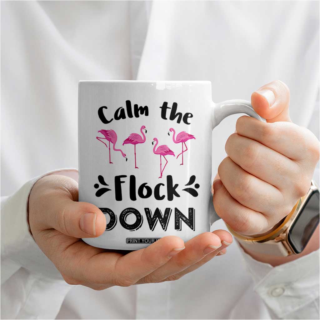Gifts For Flamingo Lover Coffee Mug Cute Animal Lover Gifts For Her TB10 Print Your Wear