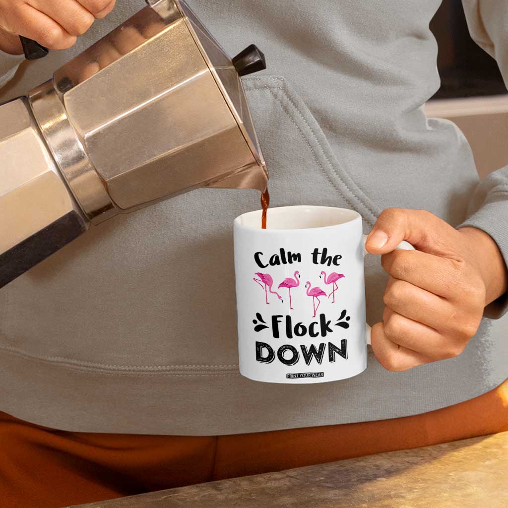 Gifts For Flamingo Lover Coffee Mug Cute Animal Lover Gifts For Her TB10 Print Your Wear
