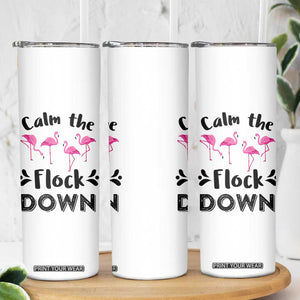 Gifts For Flamingo Lover Skinny Tumbler Cute Animal Lover Gifts For Her TB10 Print Your Wear