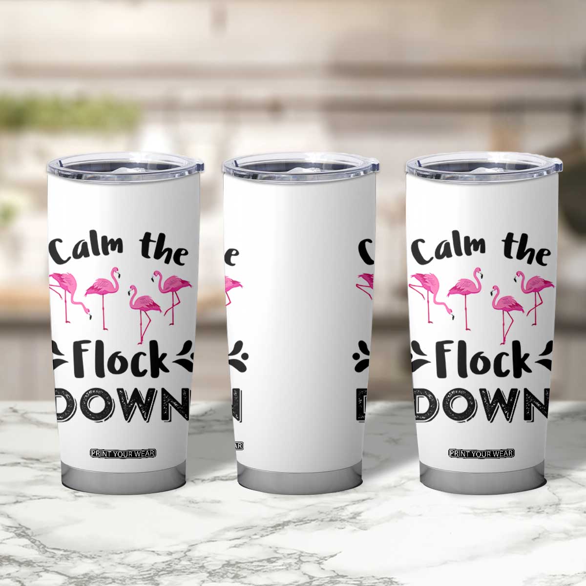 Gifts For Flamingo Lover Tumbler Cup Cute Animal Lover Gifts For Her TB10 Print Your Wear