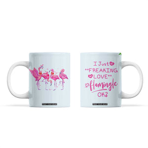 Flamingo Lover Gifts Coffee Mug Cute Flamingo Gifts For Women Who Loves Flamingos TB10 Blue Print Your Wear