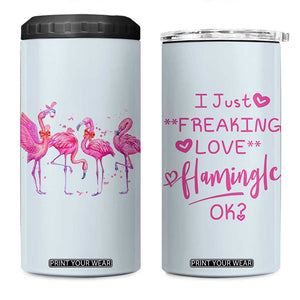 Flamingo Lover Gifts 4 in 1 Can Cooler Tumbler Cute Flamingo Gifts For Women Who Loves Flamingos TB10 One Size: 16 oz Blue Print Your Wear
