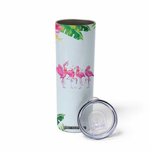 Flamingo Lover Gifts Skinny Tumbler Cute Flamingo Gifts For Women Who Loves Flamingos TB10 Print Your Wear