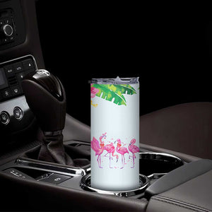 Flamingo Lover Gifts Skinny Tumbler Cute Flamingo Gifts For Women Who Loves Flamingos TB10 Print Your Wear