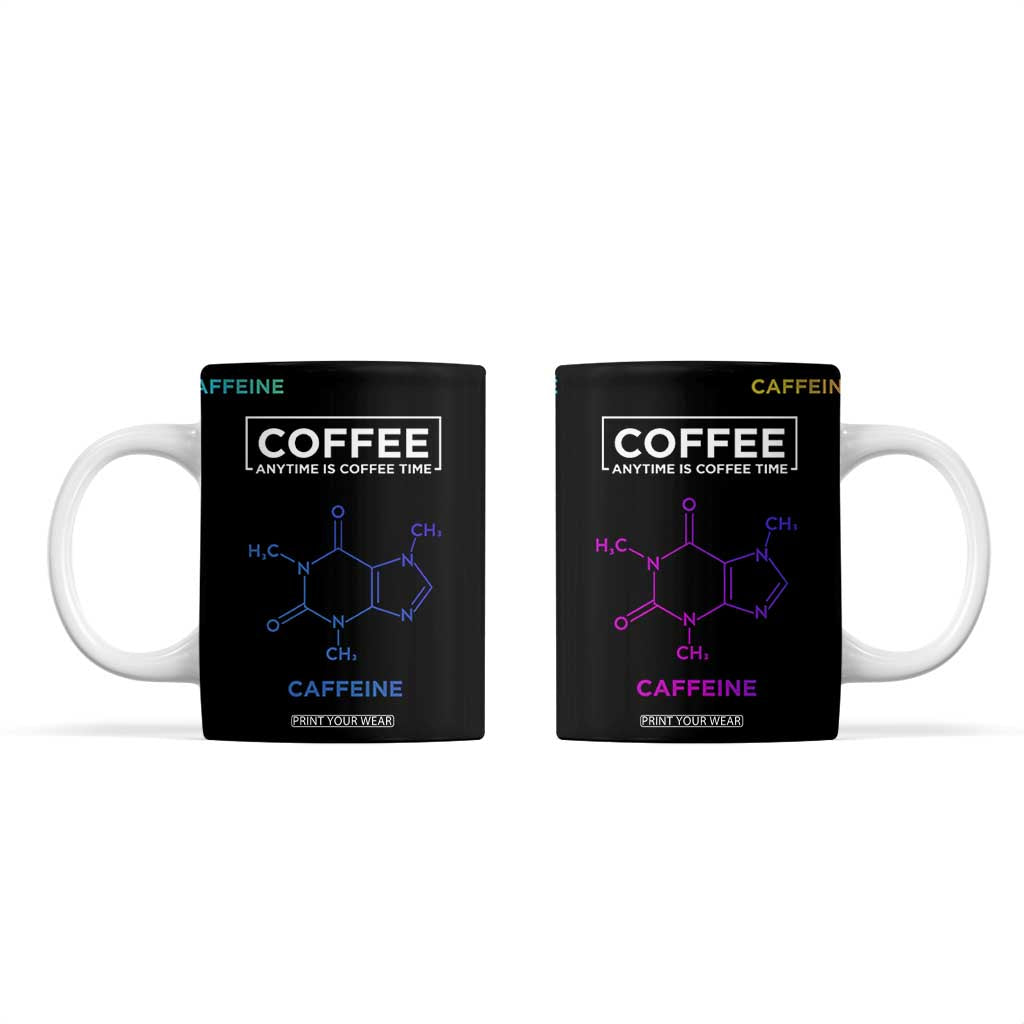 Chemistry Coffee Coffee Mug Caffeine Science Chemistry Teacher Gift TB10 Black Print Your Wear