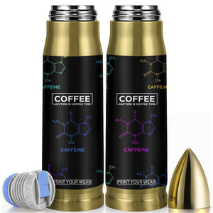 Chemistry Coffee Bullet Tumbler Caffeine Science Chemistry Teacher Gift TB10 Black Print Your Wear