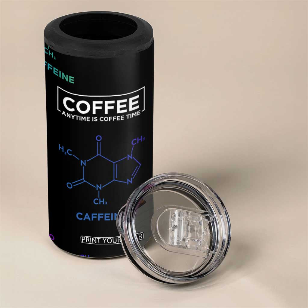 Chemistry Coffee 4 in 1 Can Cooler Tumbler Caffeine Science Chemistry Teacher Gift TB10 Print Your Wear