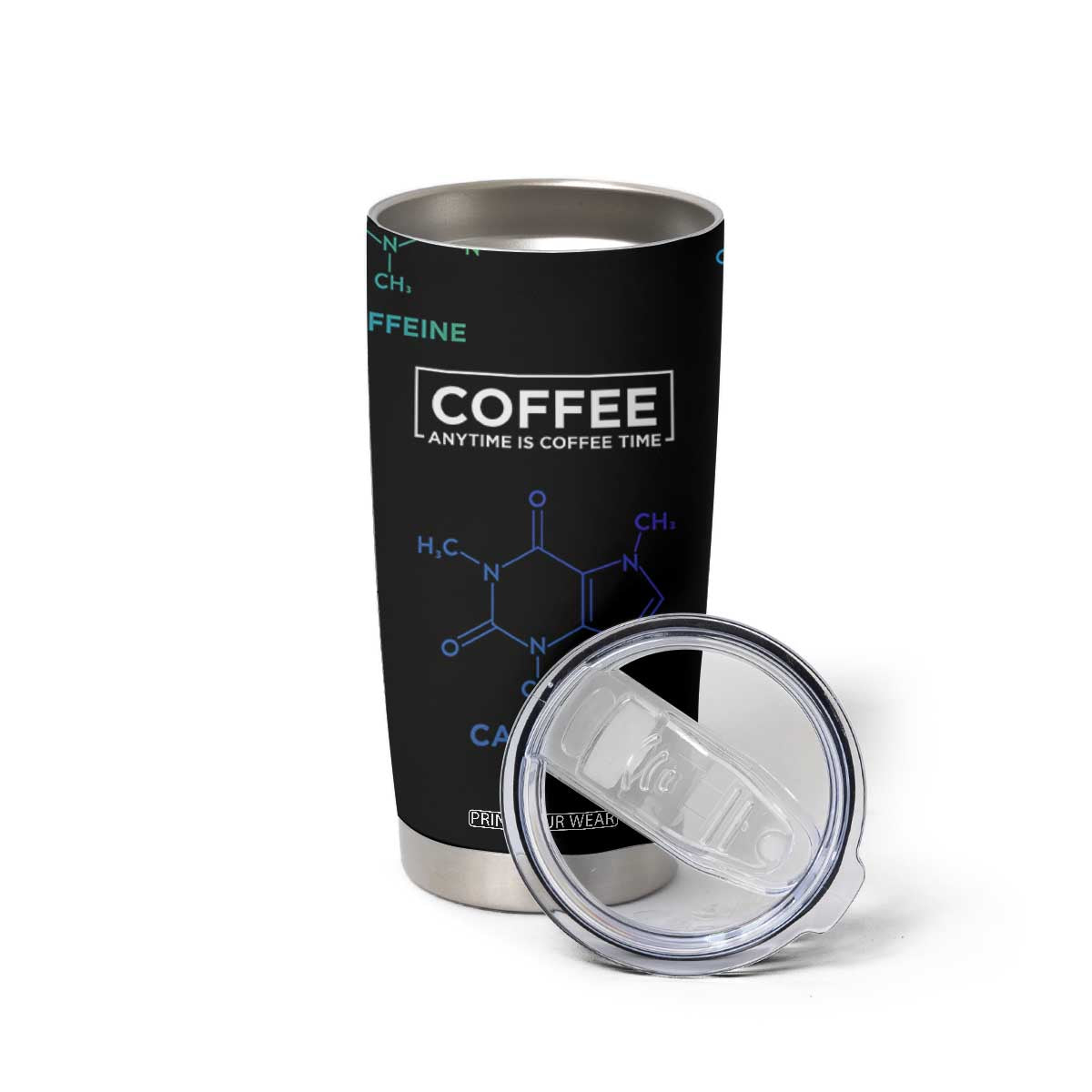 Chemistry Coffee Tumbler Cup Caffeine Science Chemistry Teacher Gift TB10 Print Your Wear