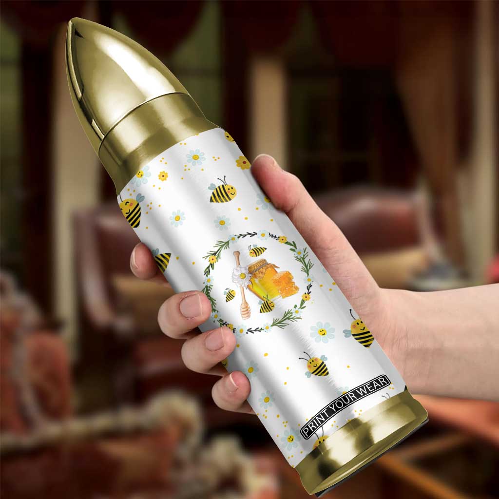 Christian Gifts For Women Bullet Tumbler Kind Words are Like Honey Inspirational Bible Verse TB10 Print Your Wear