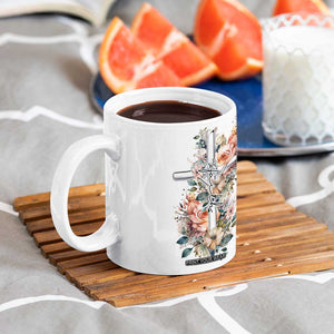 Christian Gifts for Women Faith Coffee Mug Encouragement Inspirational Flower Mothers Day Bible Gift TB10 Print Your Wear