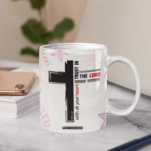 Christian Gifts For Women Coffee Mug Trust In The Lord Encouraging Bible Verse Inspirational Gift TB10 Print Your Wear