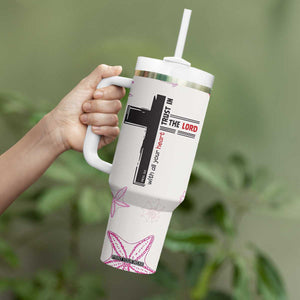 Christian Gifts For Women Tumbler With Handle Trust In The Lord Encouraging Bible Verse Inspirational Gift TB10 Print Your Wear