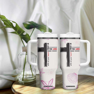 Christian Gifts For Women Tumbler With Handle Trust In The Lord Encouraging Bible Verse Inspirational Gift