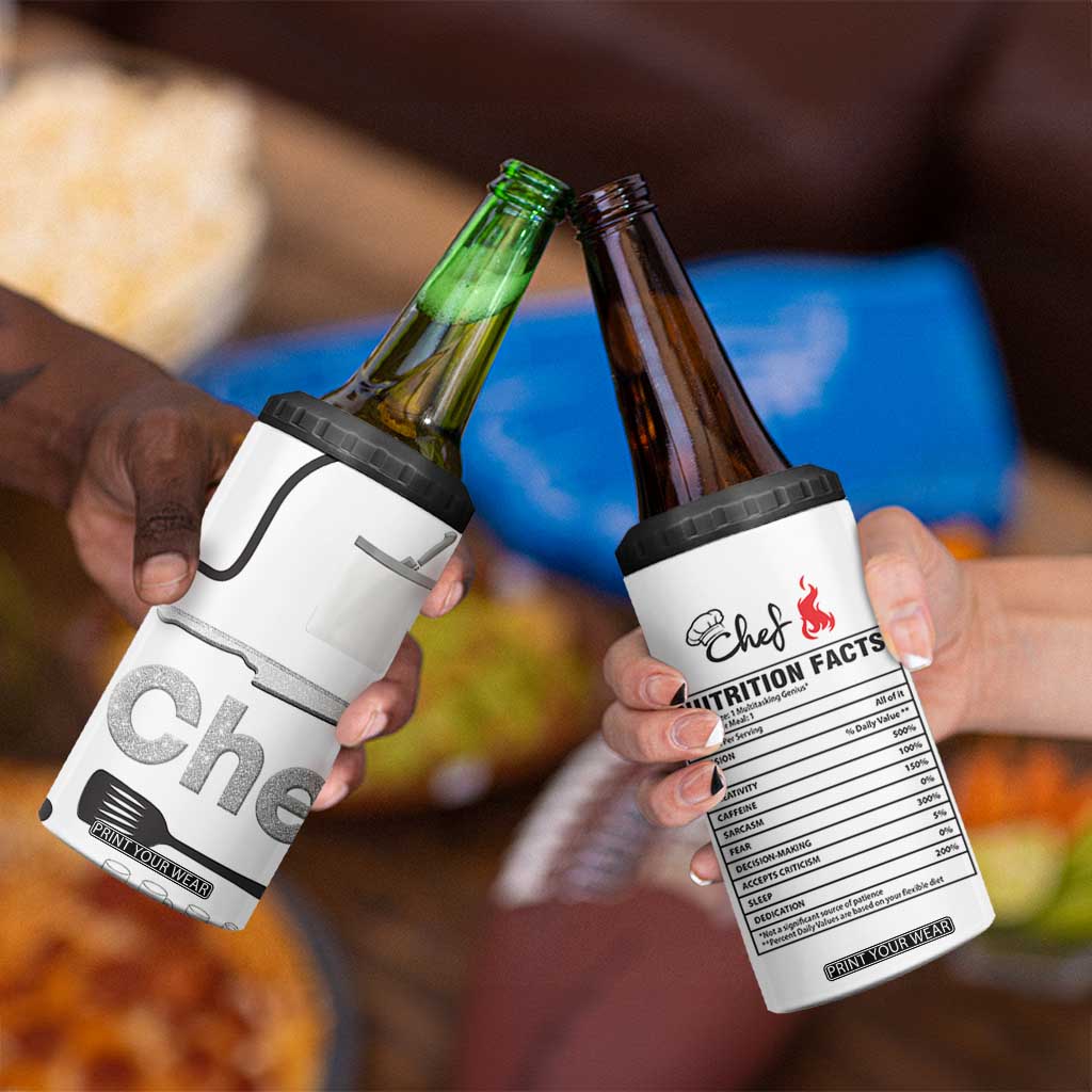 Chef Gifts 4 in 1 Can Cooler Tumbler Gifts For Cooking Lovers Bakers Culinary Students TB10 Print Your Wear
