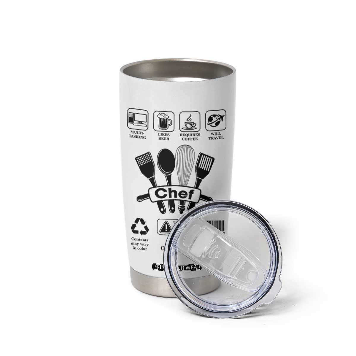 Chef Gifts Tumbler Cup Gifts For Cooking Lovers Culinary Students TB10 Print Your Wear