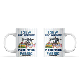 Sewing Gifts For Women Coffee Mug Sewists Sewers Inspiration Gift TB10 White Print Your Wear
