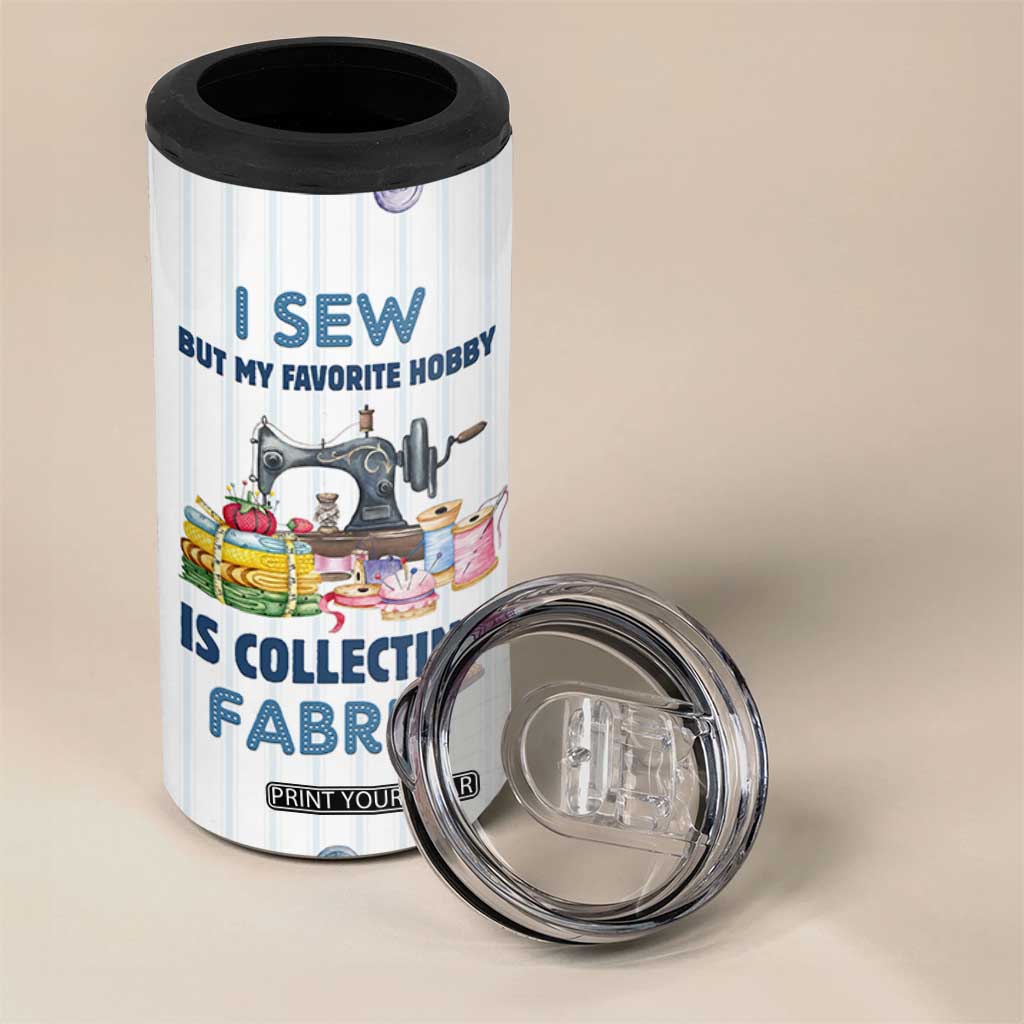Sewing Gifts For Women 4 in 1 Can Cooler Tumbler Sewists Sewers Inspiration Gift TB10 Print Your Wear