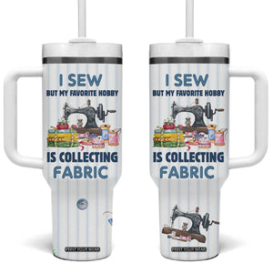 Sewing Gifts For Women Tumbler With Handle Sewists Sewers Inspiration Gift TB10 One Size: 40 oz White Print Your Wear