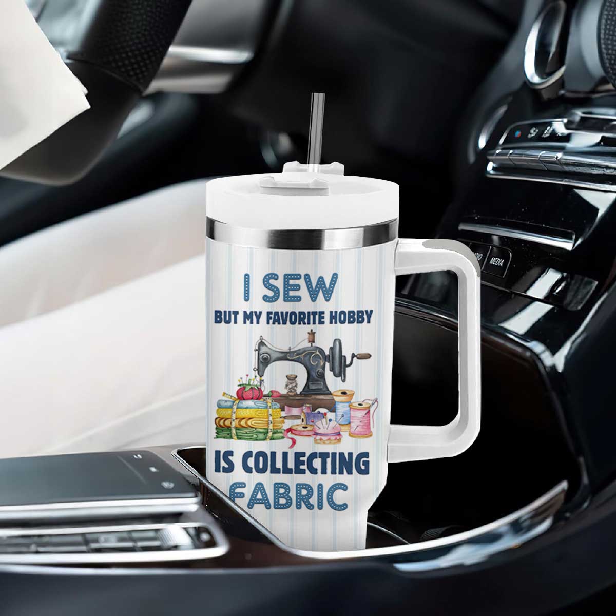 Sewing Gifts For Women Tumbler With Handle Sewists Sewers Inspiration Gift TB10 Print Your Wear
