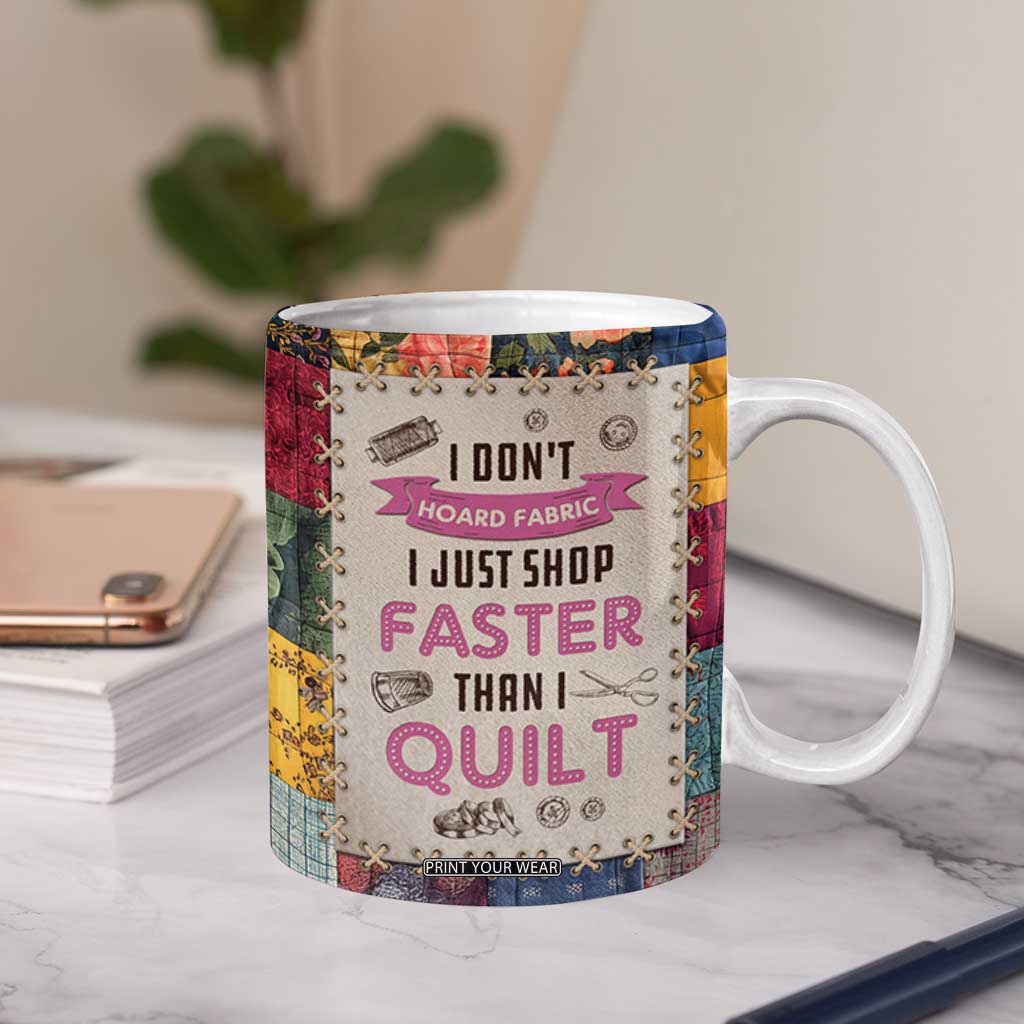 Sewing Gifts For Women Coffee Mug Quilt Quilting Lovers Tailors Crafters Inspiration Gift TB10 Print Your Wear