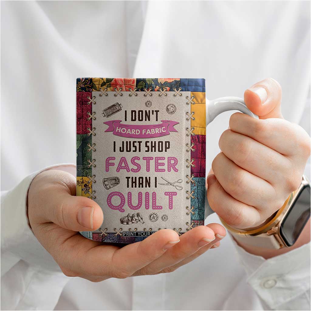 Sewing Gifts For Women Coffee Mug Quilt Quilting Lovers Tailors Crafters Inspiration Gift TB10 Print Your Wear