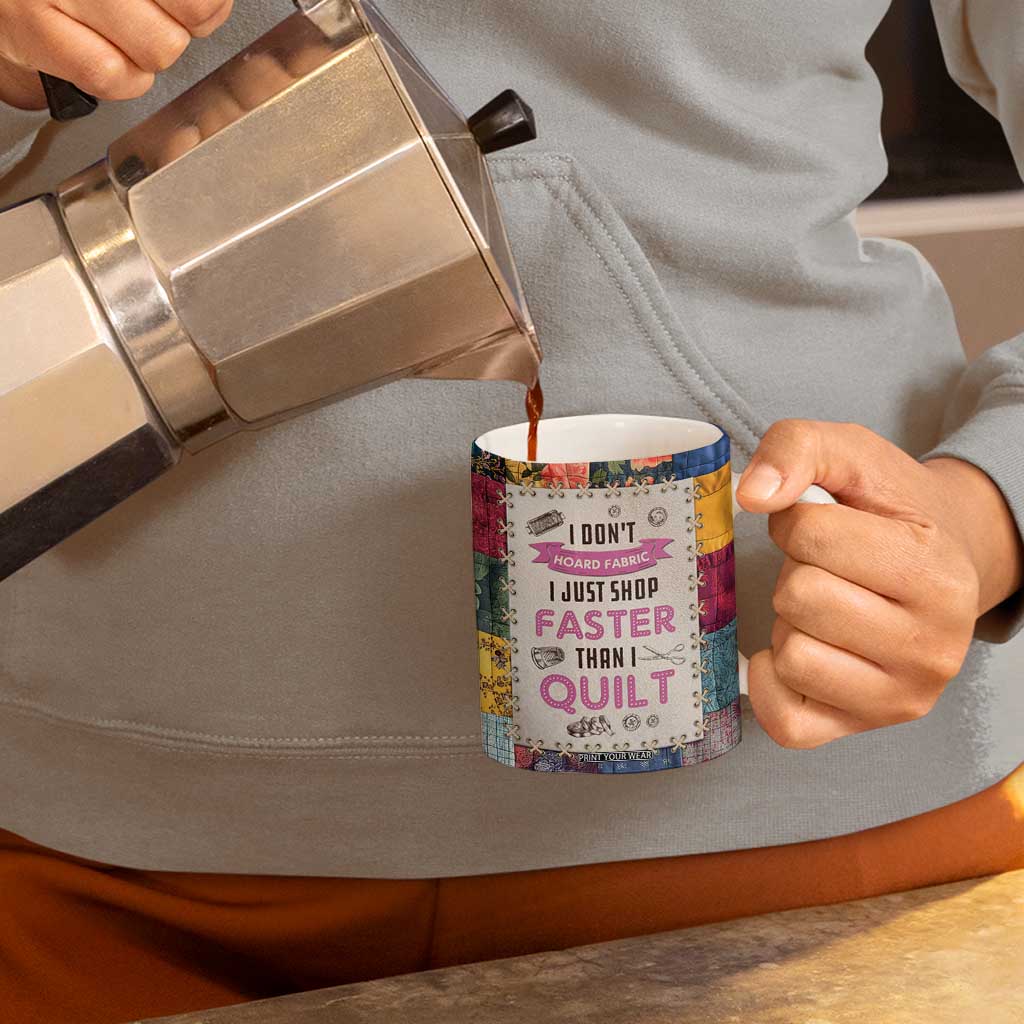 Sewing Gifts For Women Coffee Mug Quilt Quilting Lovers Tailors Crafters Inspiration Gift TB10 Print Your Wear