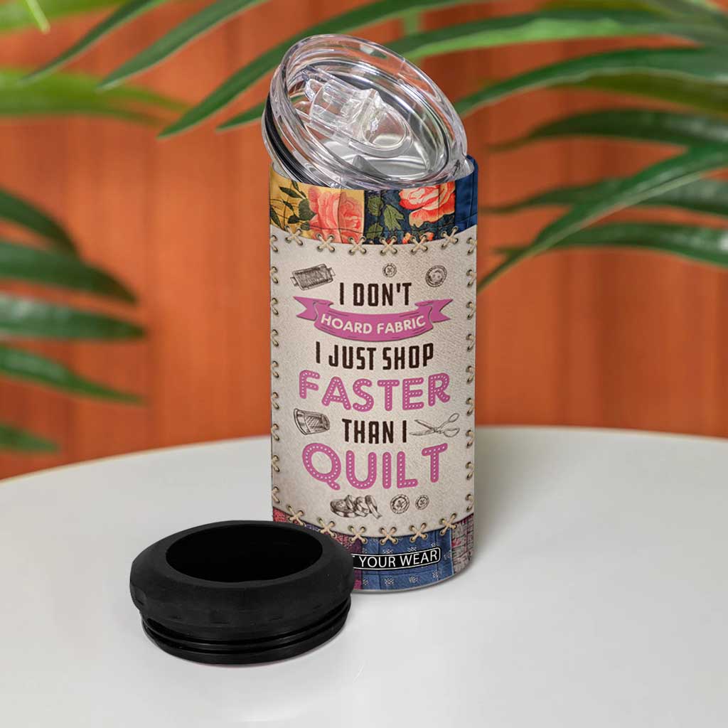 Sewing Gifts For Women 4 in 1 Can Cooler Tumbler Quilt Quilting Lovers Tailors Crafters Inspiration Gift TB10 Print Your Wear