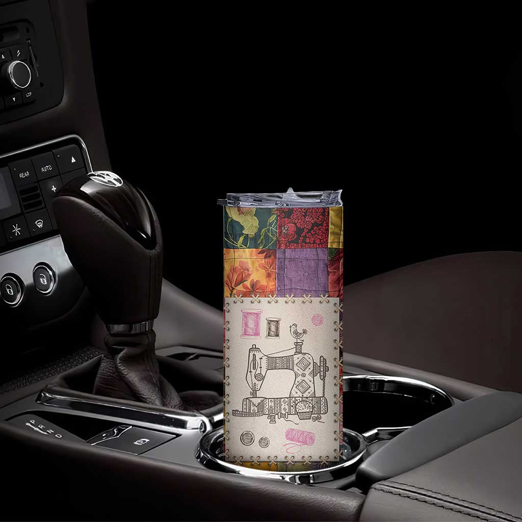 Sewing Gifts For Women Skinny Tumbler Quilt Quilting Lovers Tailors Crafters Inspiration Gift TB10 Print Your Wear
