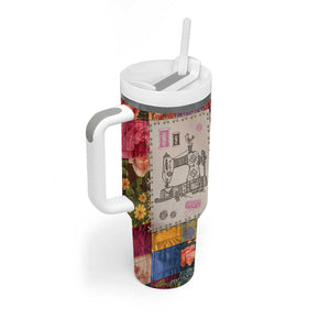Sewing Gifts For Women Tumbler With Handle Quilt Quilting Lovers Tailors Crafters Inspiration Gift TB10 Print Your Wear