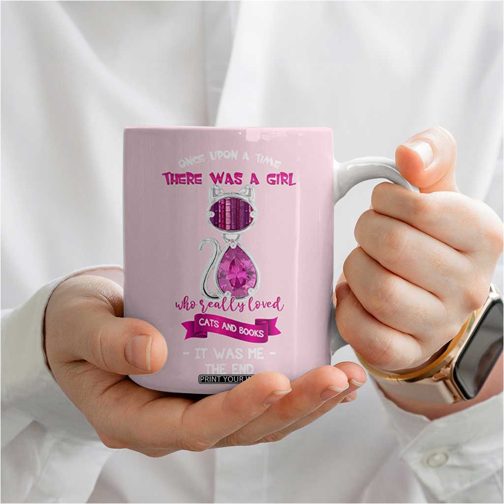 Cat Book Lovers Gifts Coffee Mug Cute Bookish Present Book Club Gifts TB10 Print Your Wear