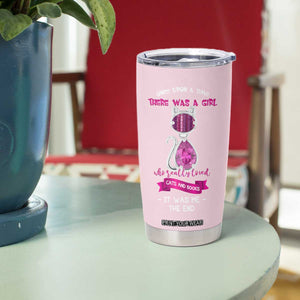 Cat Book Lovers Gifts Tumbler Cup Cute Bookish Present Book Club Gifts TB10 Print Your Wear