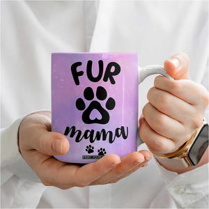 Fur Mama Coffee Mug Cat Dog Mom Gifts For New Puppy Fur Baby Owners TB10 Print Your Wear