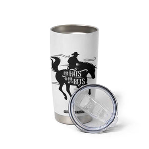 Funny Horse Racing Tumbler Cup Big Hats Big Bets Derby Party TB10 Print Your Wear