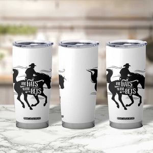 Funny Horse Racing Tumbler Cup Big Hats Big Bets Derby Party TB10 Print Your Wear