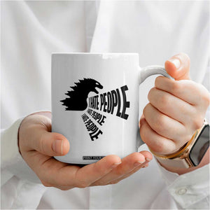 I Hate People Coffee Mug Giant Monster Anti Social Introvert TB10 Print Your Wear