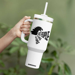 I Hate People Tumbler With Handle Giant Monster Anti Social Introvert TB10 Print Your Wear