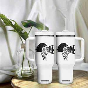 I Hate People Tumbler With Handle Giant Monster Anti Social Introvert TB10 Print Your Wear